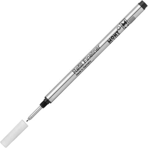 Refill per fineliner Montblanc Mystery Black M - conf. 2 pezzi - nero - MB128246